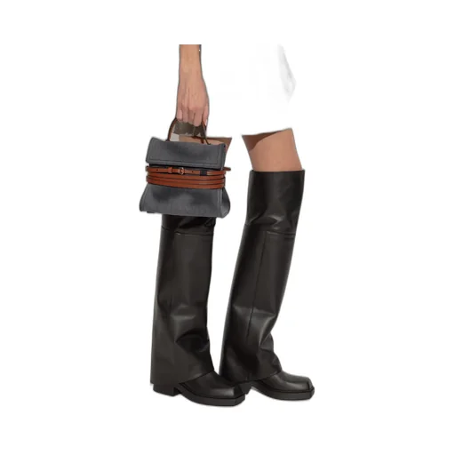 Moschino Tie Me Belted Mini Top Handle Bag