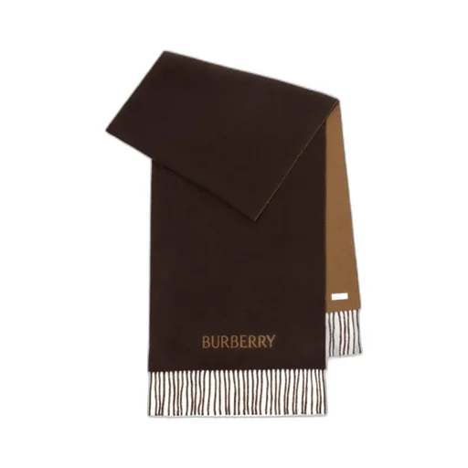 Burberry Ekd Jacquard Fringed-Edge Scarf