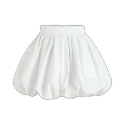 Bubble Organic Cotton Poplin Skirt