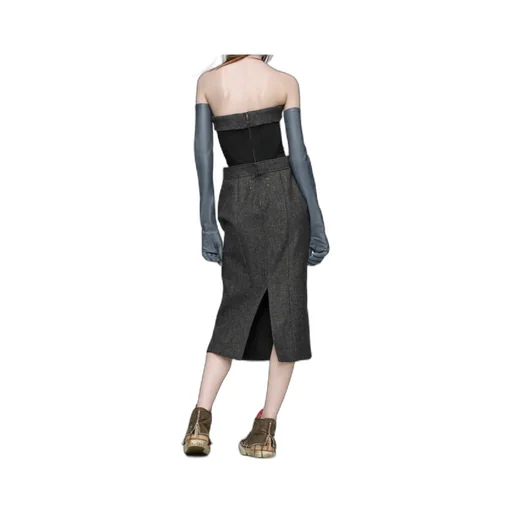 Wool Bustier Dress