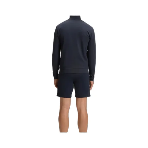Zip-Up Colour-Block Sweatshirt