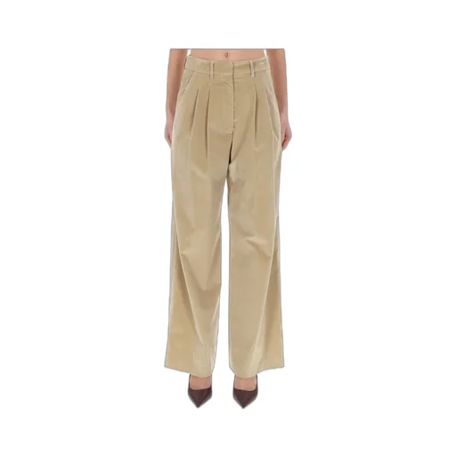 Pt Torino Pleated Wide-Leg Pants