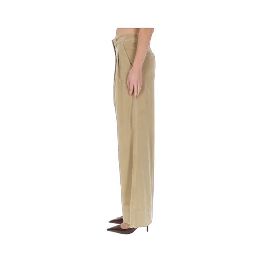 Pt Torino Pleated Wide-Leg Pants