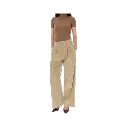 Pt Torino Pleated Wide-Leg Pants