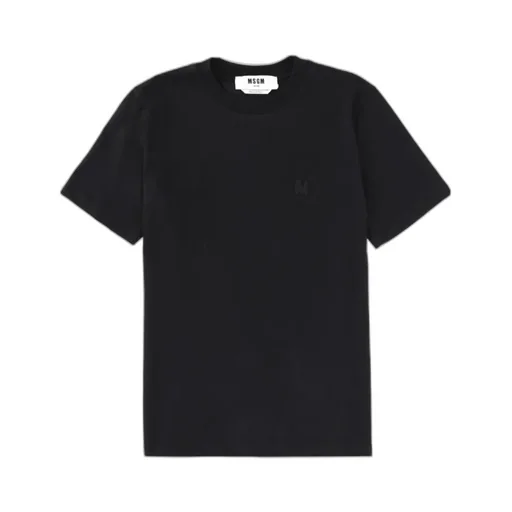 Msgm Logo Embroidered T-Shirt