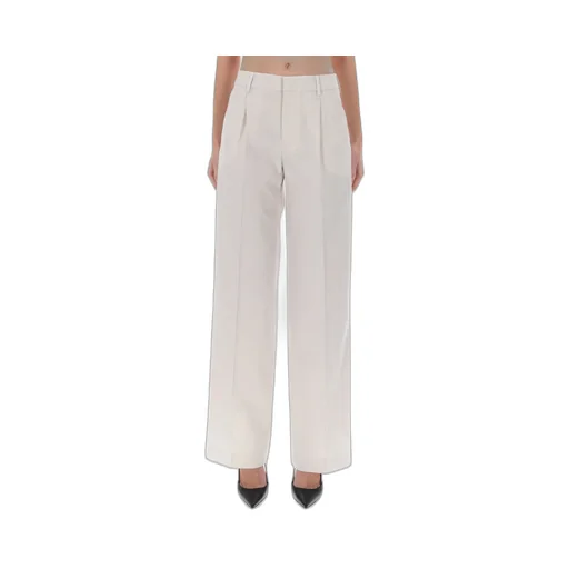Pt Torino Pleated Wide-Leg Pants
