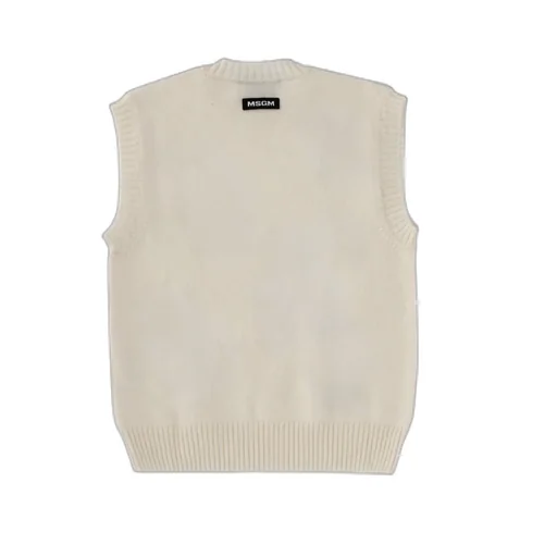 Msgm Crewneck Sleeveless Jumper