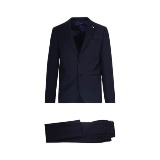Notched-Lapel Single-Breasted Suit