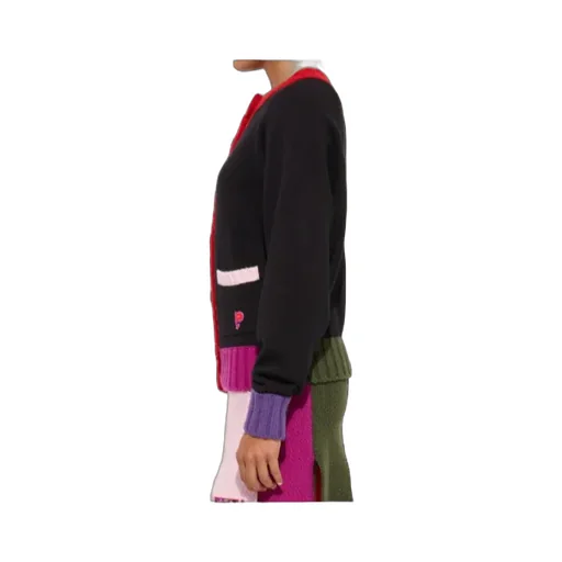 Color-Block Pocket Cardigan