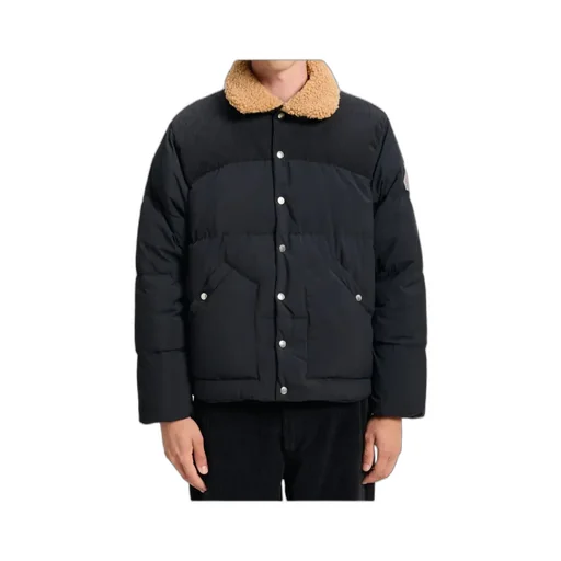 Lapel Long-Sleeved Down Jacket