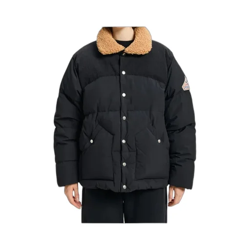 Lapel Long-Sleeved Down Jacket
