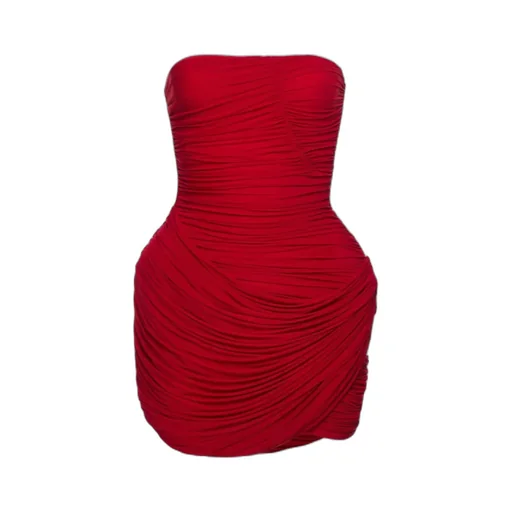 Magda Butrym Draped Strapless Dress