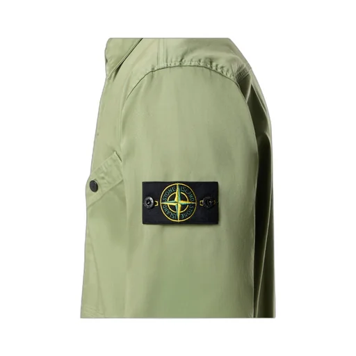 Overshirt With Chest Pocket And Two-Way Zip