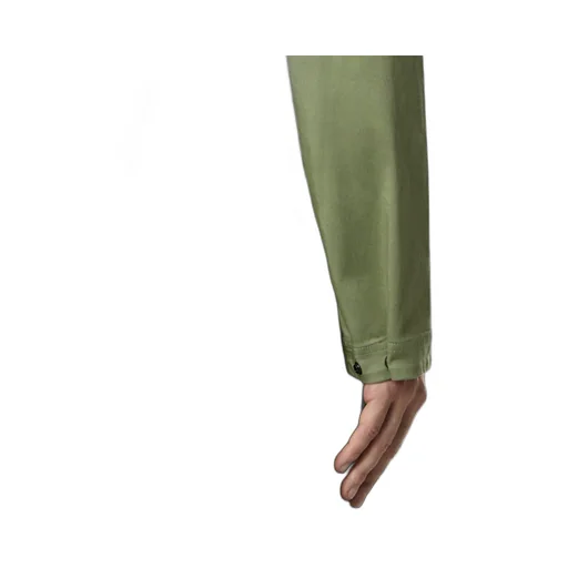 Overshirt With Chest Pocket And Two-Way Zip