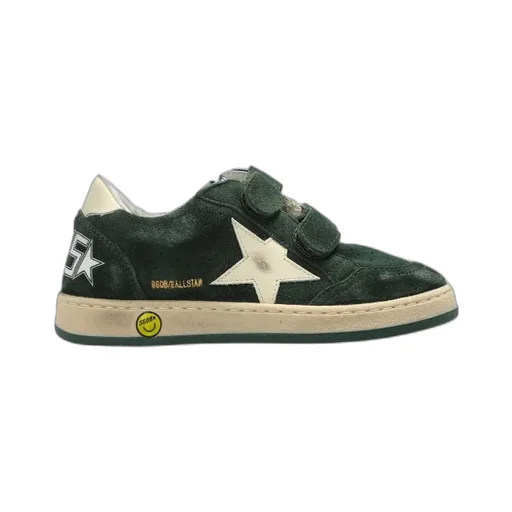 Golden Goose Kids Ball Star Strapped Sneakers