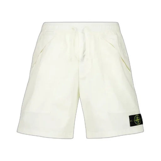 Stone Island Logo Patch Bermuda Shorts