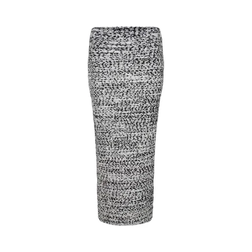 Back Slit Midi Skirt