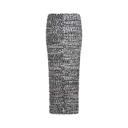 Back Slit Midi Skirt