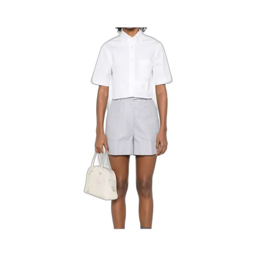 Cotton Cropped Shirt