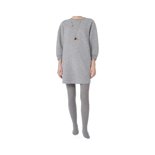 Short, Wool And Cashmere Jersey Dress