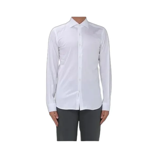 Fay French Collar Pleated Shirt