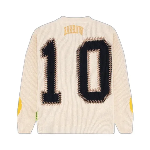 Number-Applique Sweater