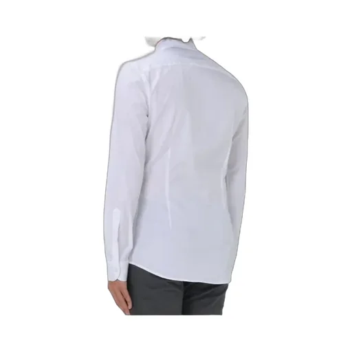 Fay French Collar Pleated Shirt