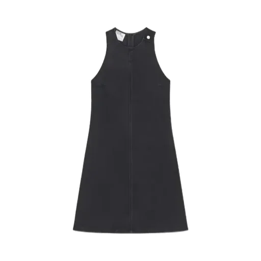Sleeveless Denim Dress