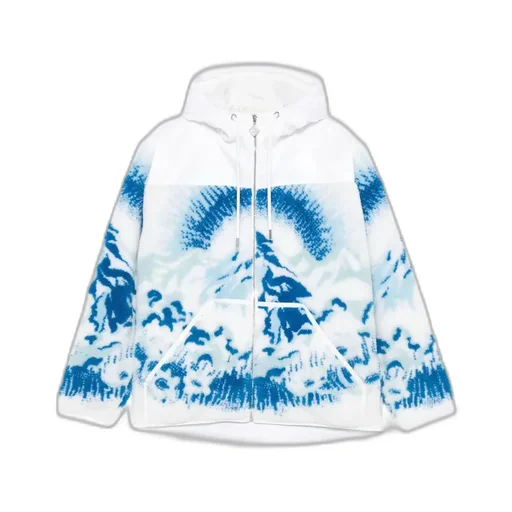 Printed Hooded Casual Jacket