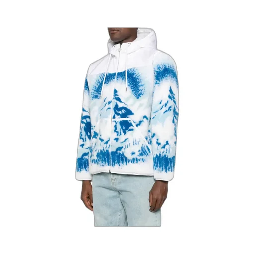 Printed Hooded Casual Jacket