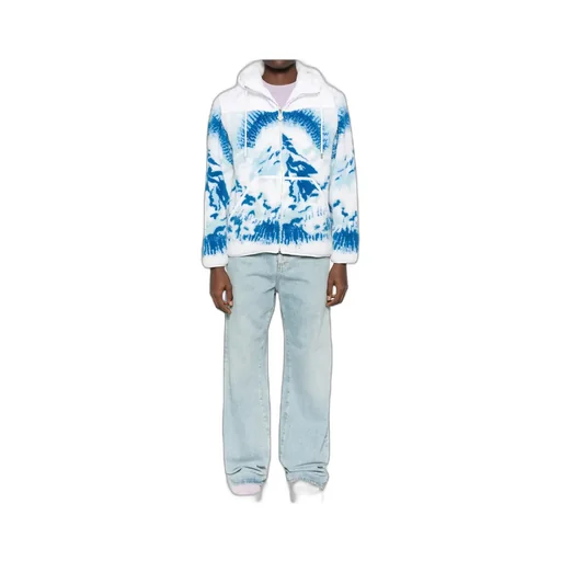 Printed Hooded Casual Jacket