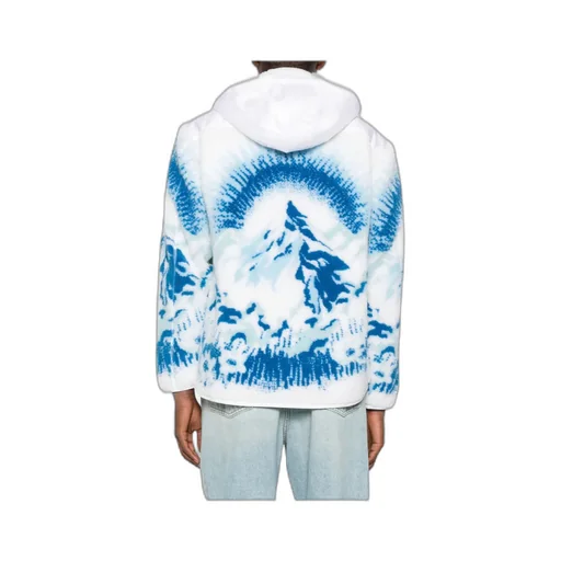 Printed Hooded Casual Jacket