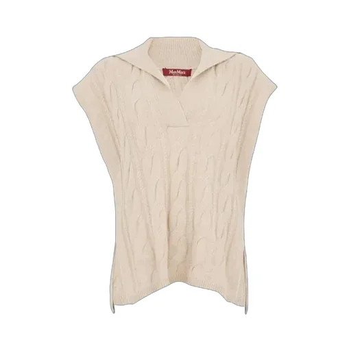 Sleeveless Hooded Knitwear