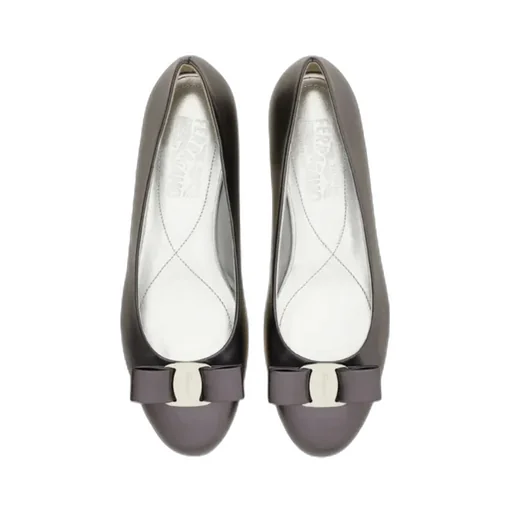 Ferragamo Varina Bow Ballet Flat Shoes