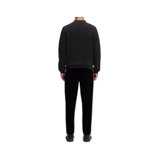 Polo-Collar Zip-Front Sweater