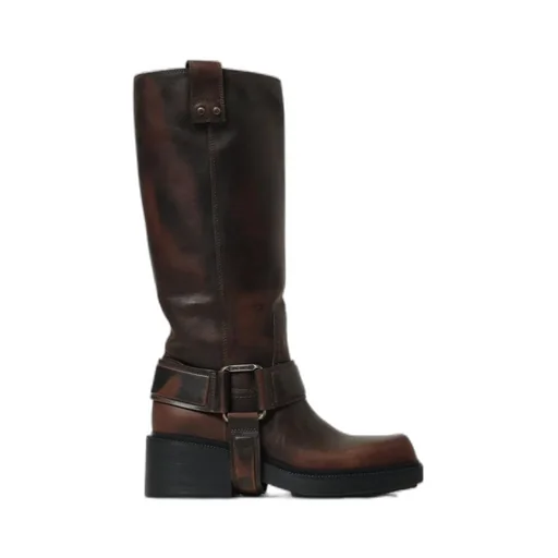 Vic Matie Square-Toe Saddle Boots