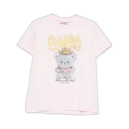 Ganni Cherries Printed Long-Sleeved T-Shirt
