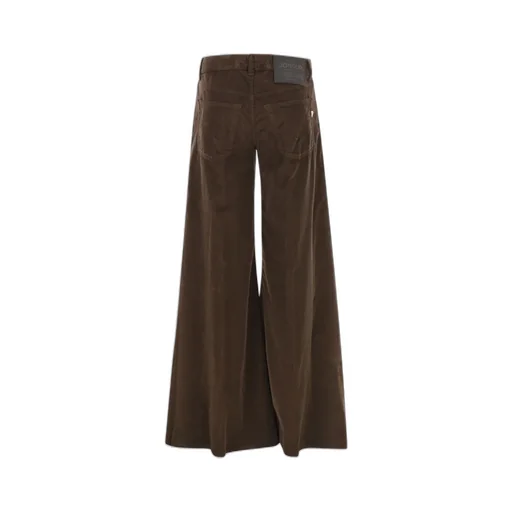 Dondup Marlen Wide-Leg Velvet Pants