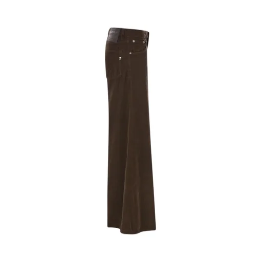 Dondup Marlen Wide-Leg Velvet Pants