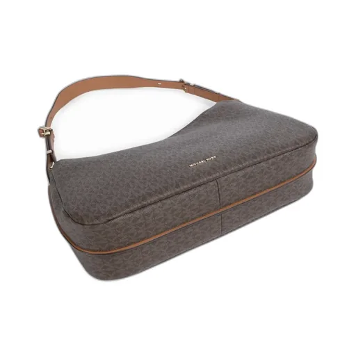 Nolita Medium Hobo Bag Imitation Leather Dark Brown