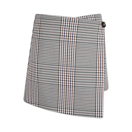 Plaid Midi Skirt