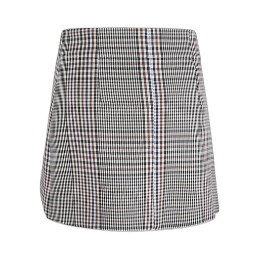 Plaid Midi Skirt
