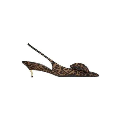 Slingback High-Heeled Sandals