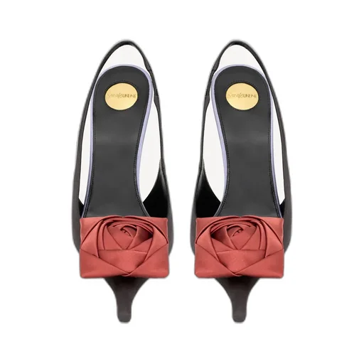 Slingback High-Heeled Sandals