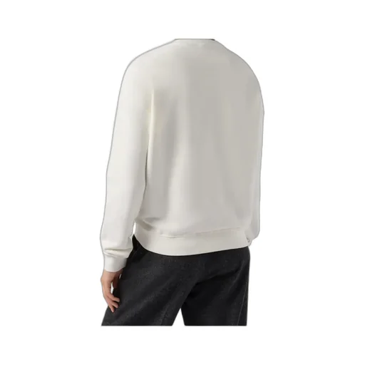 Stardust Cotton Sweatshirt In White With Rhinestone Appliqué AprÈS Ski Queen