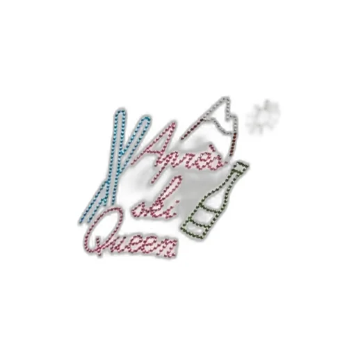 Stardust Cotton Sweatshirt In White With Rhinestone Appliqué AprÈS Ski Queen