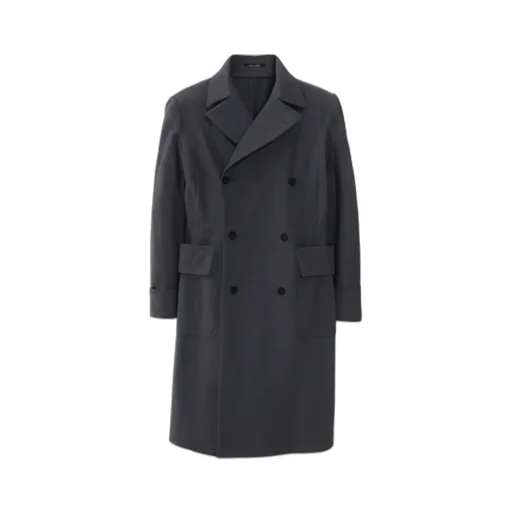 Double-Breasted Wool Coat