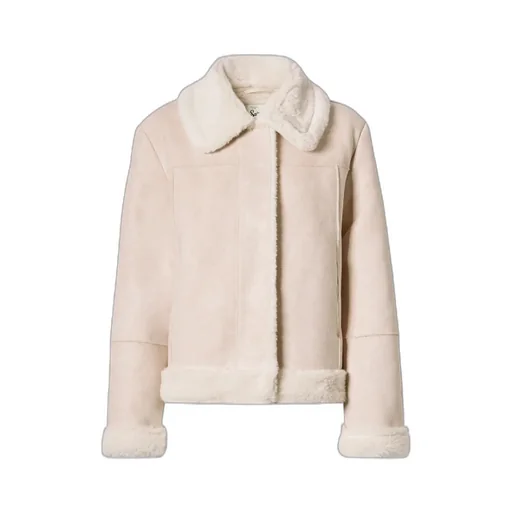 Lorayne Faux-Shearling-Collar Jacket