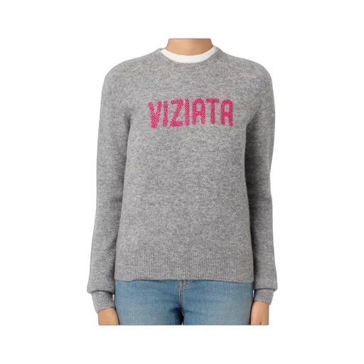 Crystal-Embellishment Sweater