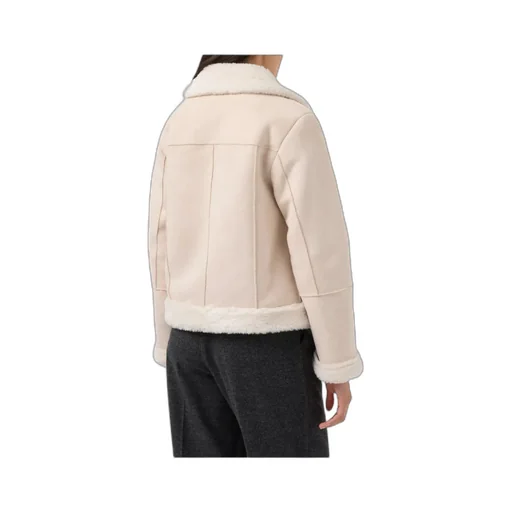 Lorayne Faux-Shearling-Collar Jacket